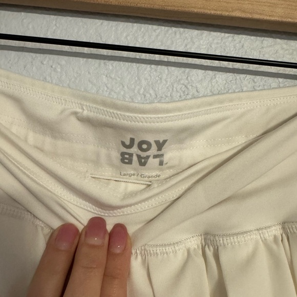 JoyLab White-Cream Mini Skort - Picture 2 of 4
